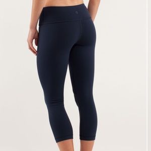 LULULEMON Wunder Under Crop - Inkwell